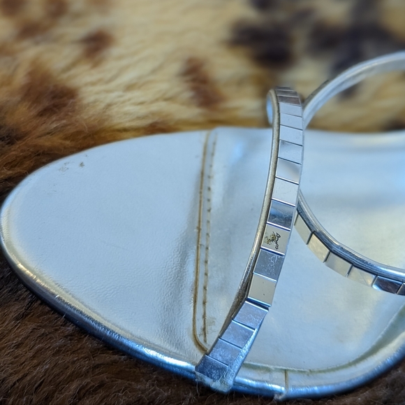 Sarah-Jayne silver wrap high heels size 6 - Picture 6 of 8